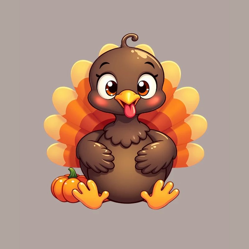 Bébé dinde de Thanksgiving