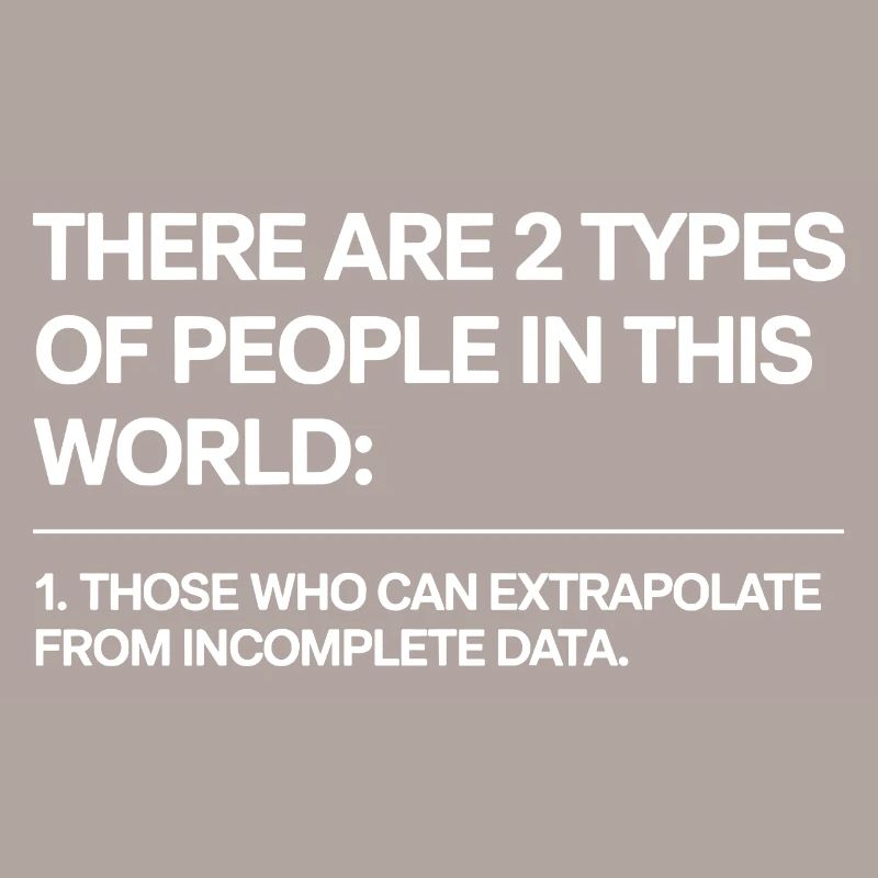 Statistik Analyse Data Science Extrapolation