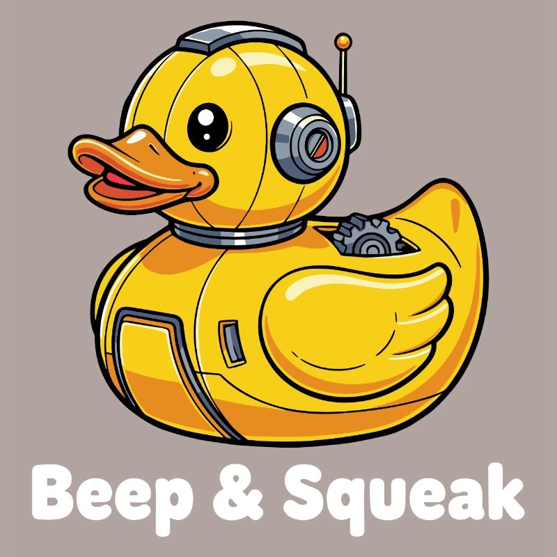 Beep & Squeak Robot Duck