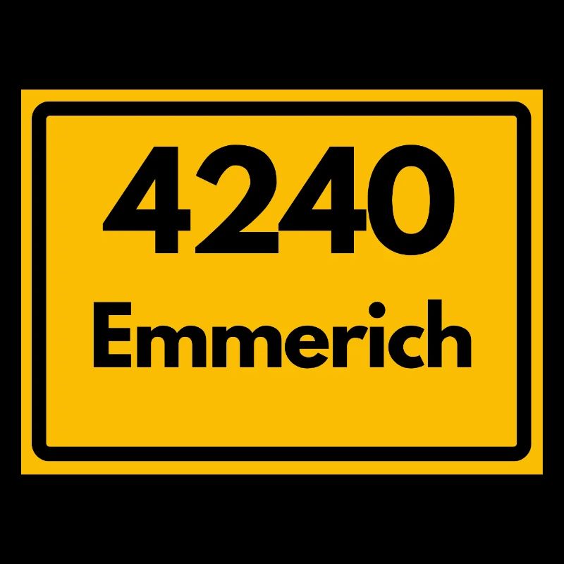ANCIEN CODE POSTAL RETRO 4240 EMMERICH – RHEIN