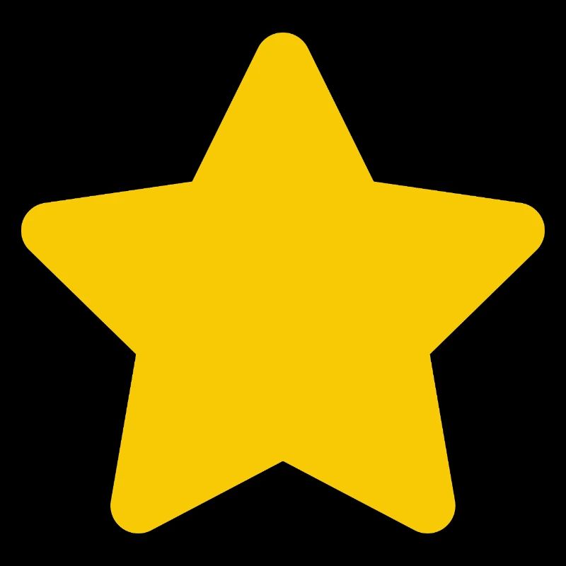 Accent étoile jaune : Simple Star