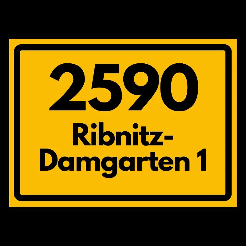 ALTE POSTLEITZAHL PLZ RETRO 2590 RIBNITZ DAMGARTEN
