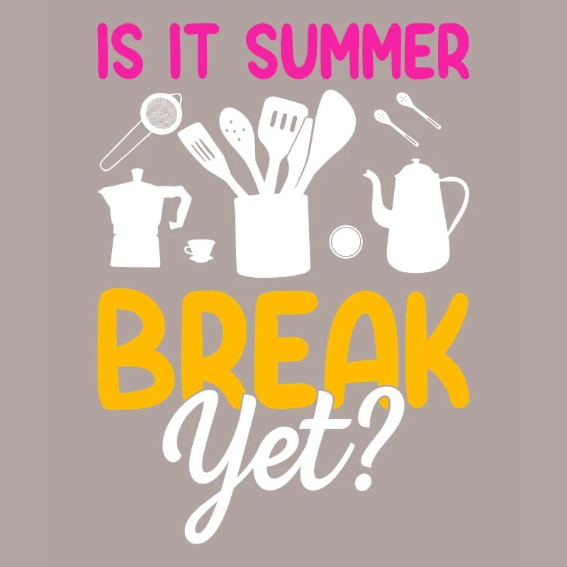 Summer break already? Kitchen motif