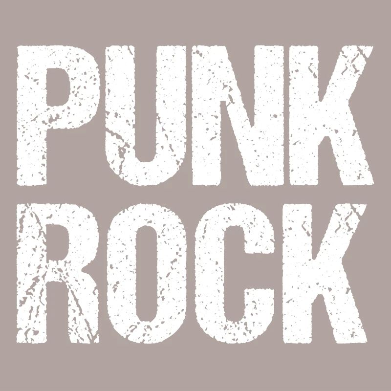 Punk Rock Distressed Typography