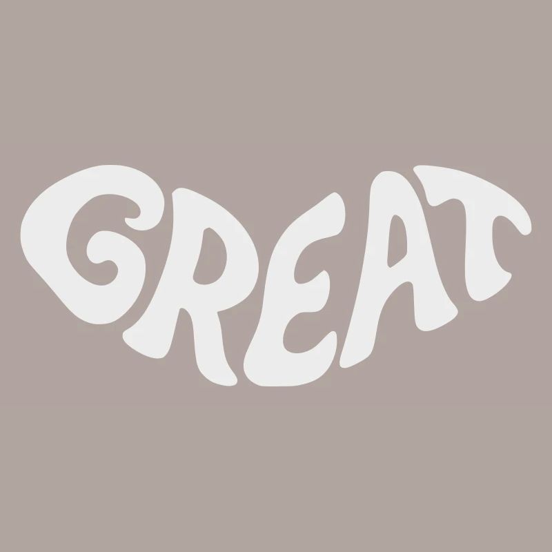 Great, Great Bubbel Word Design