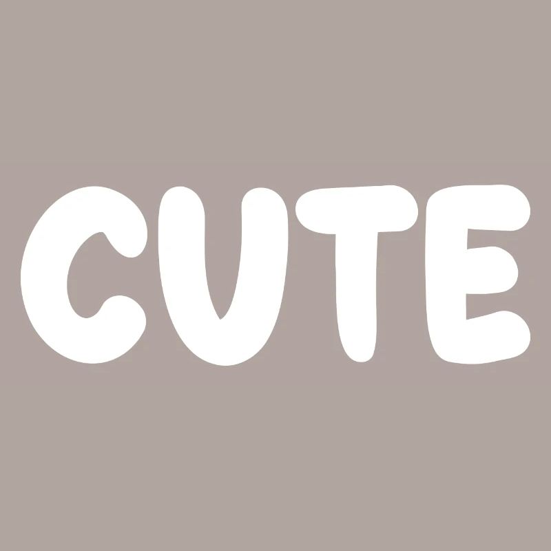 cute title with puffy Font
