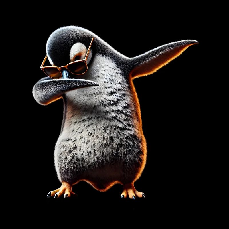 Funny Dabbing Penguin Dancing Animal Lover Dab