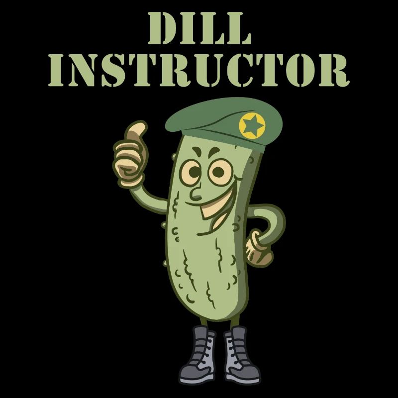 Dill Instructor Pickle Funny Cucumber Gift