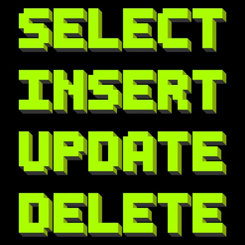 SQL pixelart black