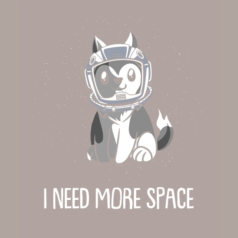 Wolf Astronaut I Need More Space