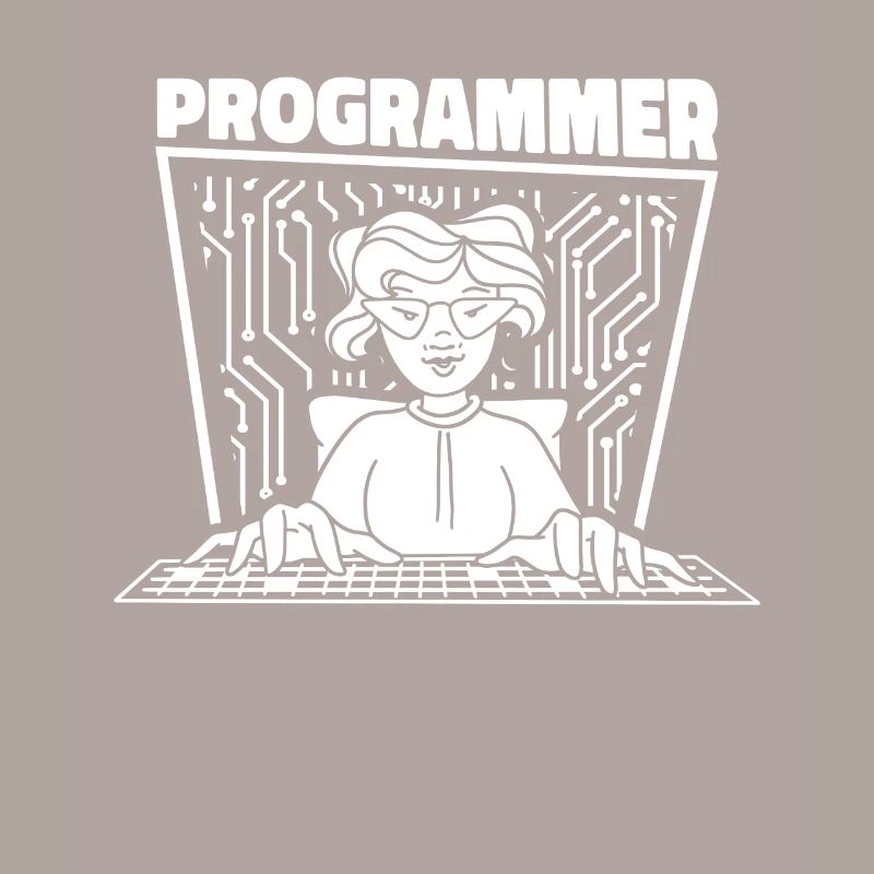 Entwickler Coder Programmierer Dame