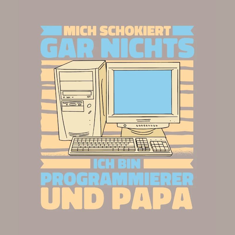 Entwickler Coder Programmierer Vater