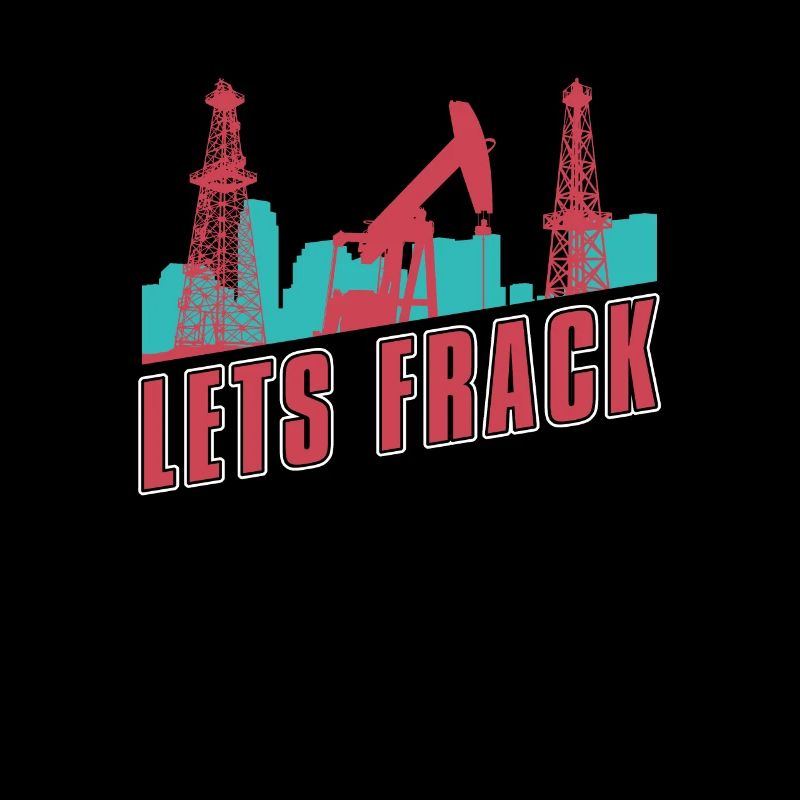 Ölfeld Bohrinsel Humor Fracking