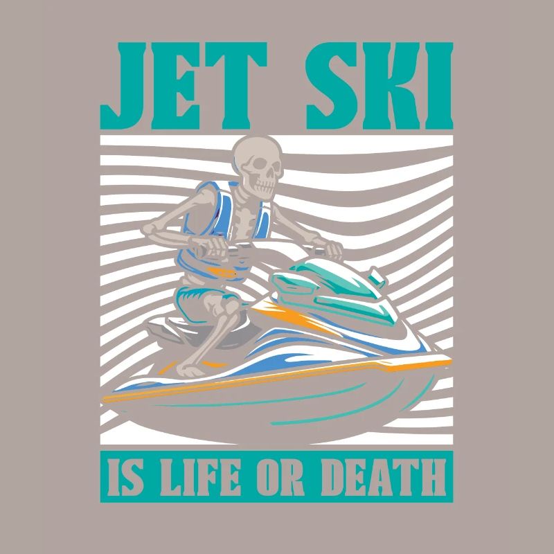 Jet Ski Skeleton