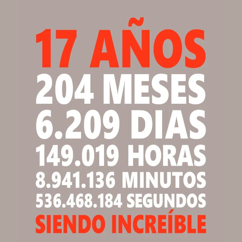 17. Geburtstag Spanien Spanisch Spruch Geschenk