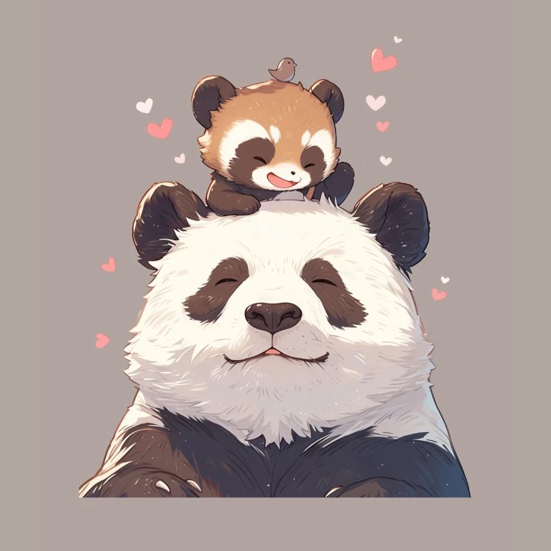 Panda Bear Tanuki Panda géant japonais