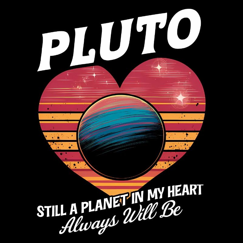 Pluto Still A planet In My Heart Nostalgic Retro