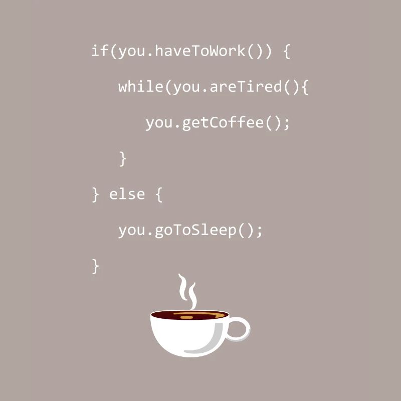 Programming Coffee Full Stack Coder Software