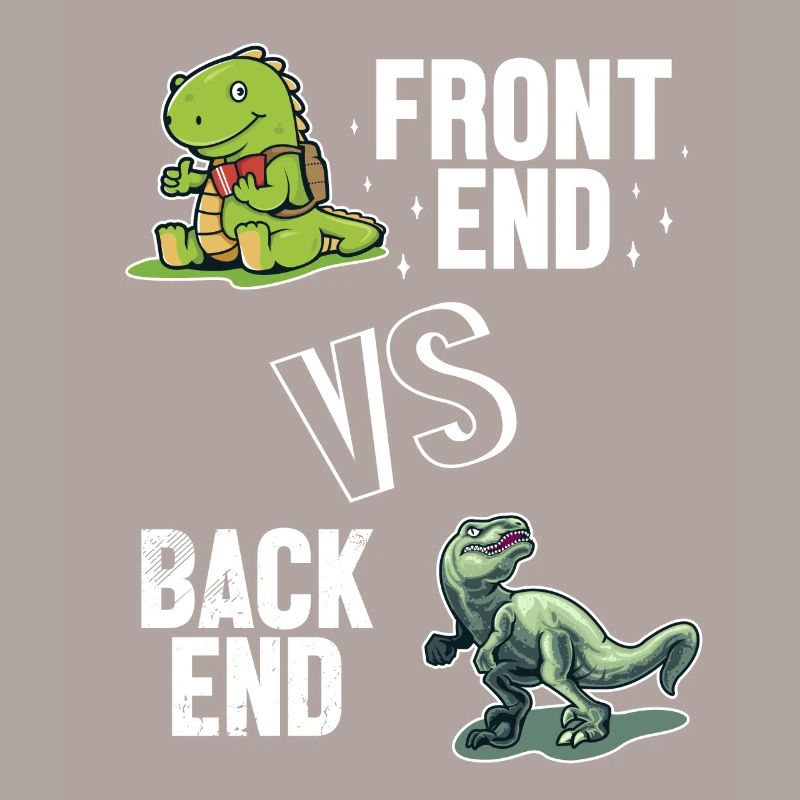 Frontend vs. Backend Developer Developer Coder
