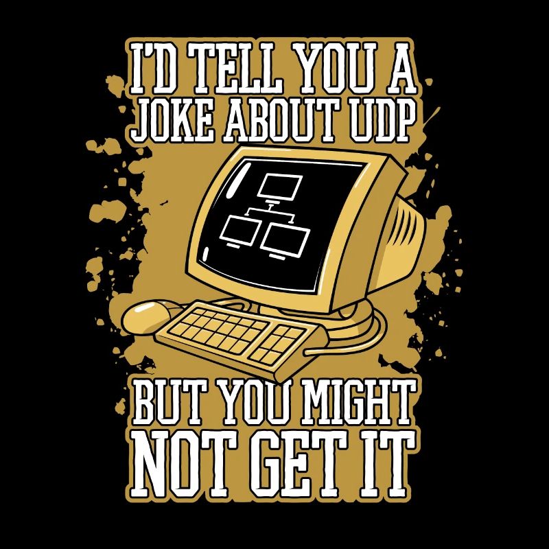 Je vous raconterais une blague sur UDP Developer Coder