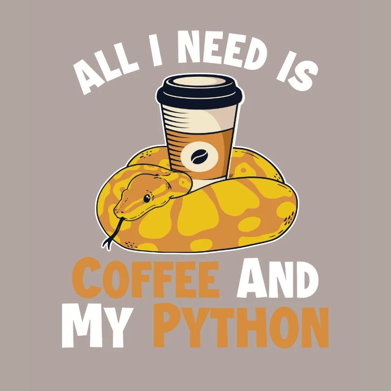 Café et Python Python Snake Banana Ball