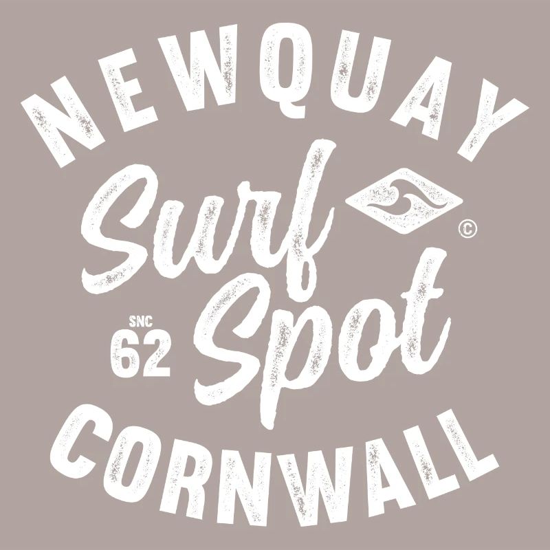 CORNWALL NEWQUAY SURF DESIGN ESTAMPILLÉ
