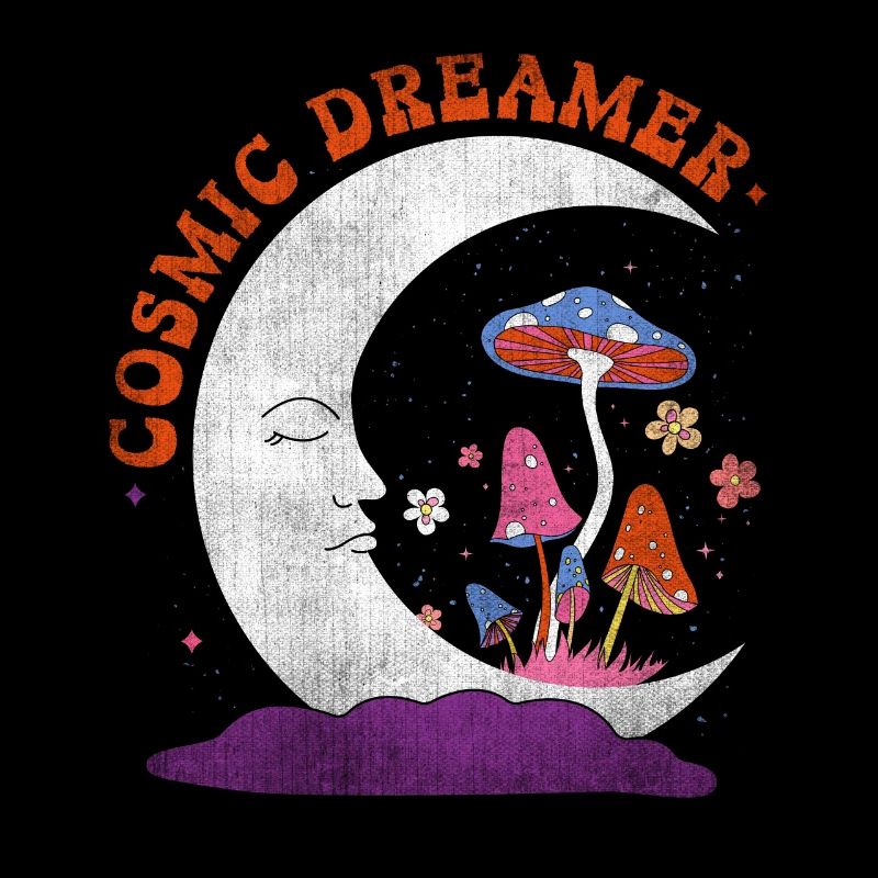 Cosmic Dreamer Hippie Mushroom