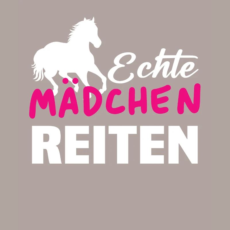 Echte mädchen reiten