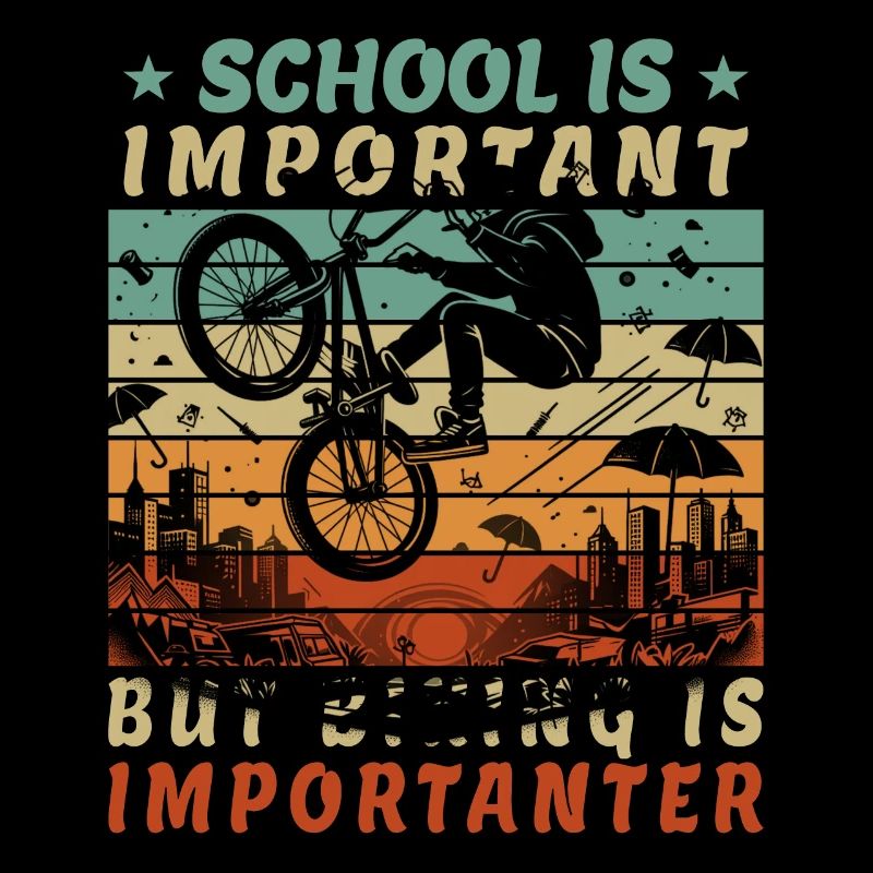 L’école est importante, mais le BMX est encore plus important