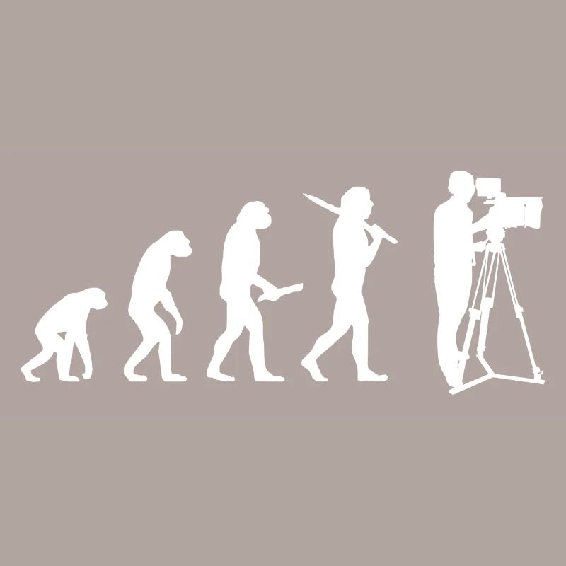Évolution cameraman idée cadeau drôle de tournage vidéo