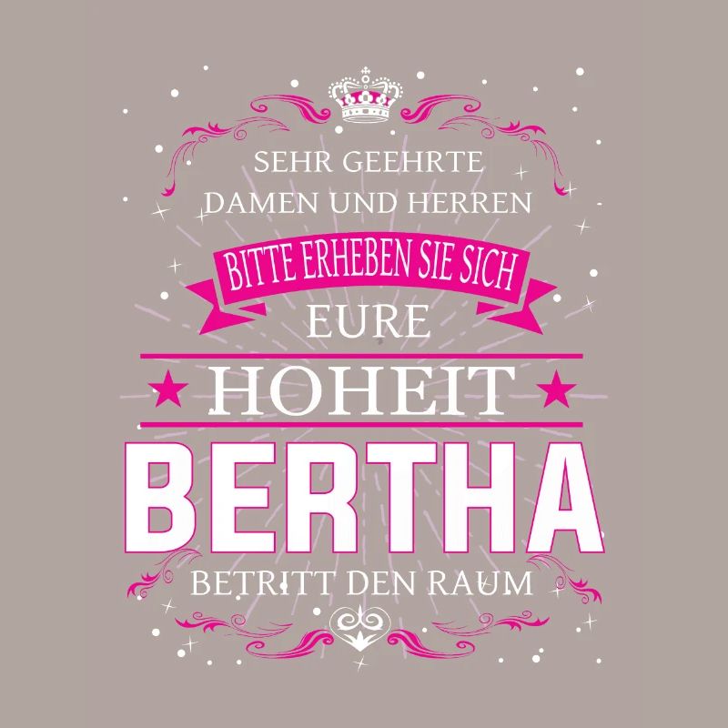 Bertha ist wieder da, alles wird gut