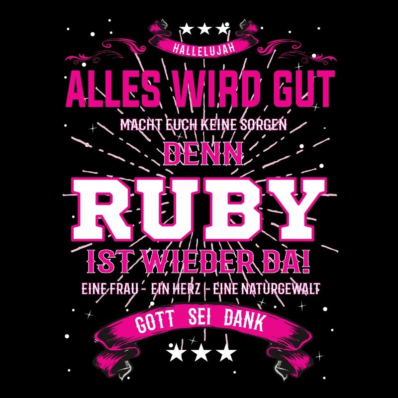 Alles wird gut denn Ruby Ist da Outfit