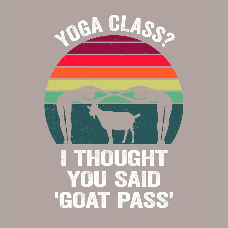 Yogastunde oder Ziegenpass