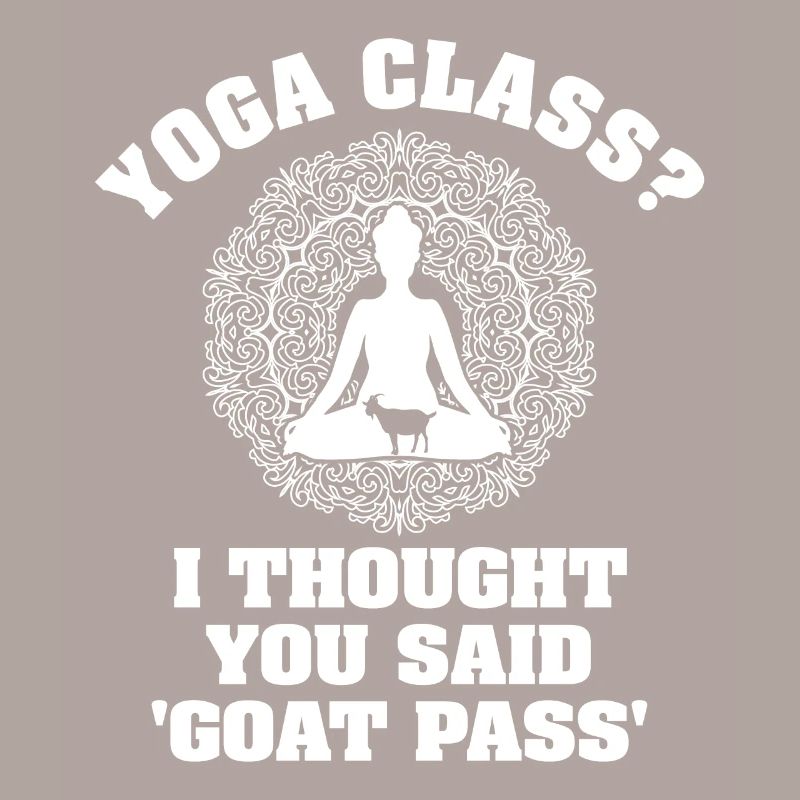 Yogastunde oder Ziegenpass