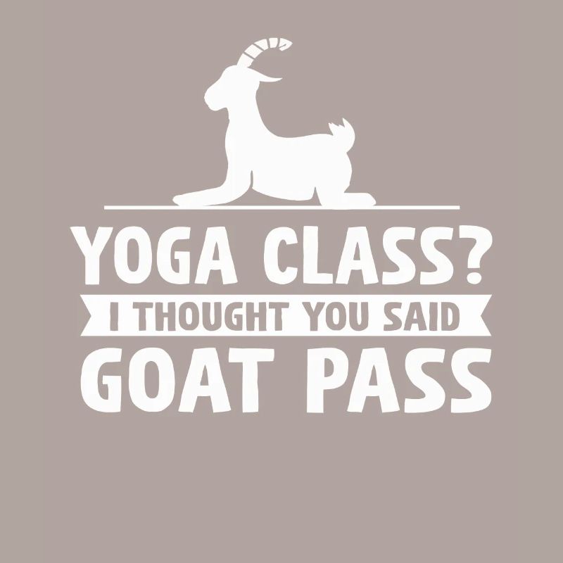 Yogastunde oder Ziegenpass