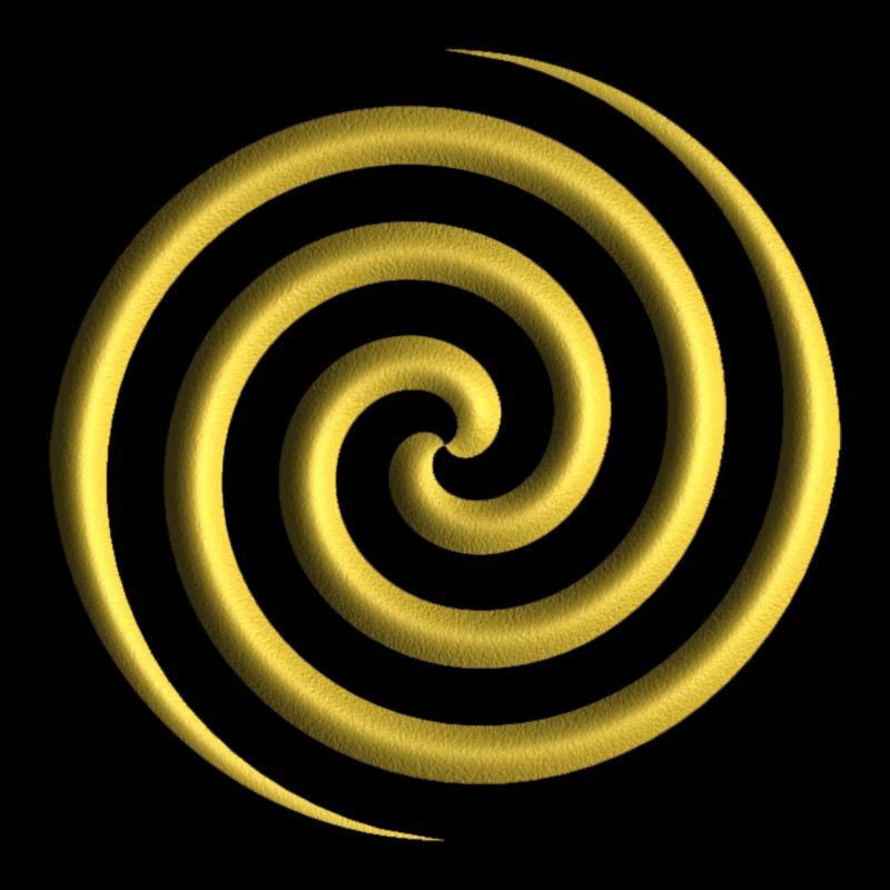 Doppel-Spirale GOLD/matt