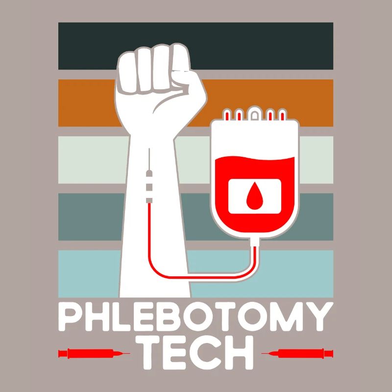 Phlébotomie Échantillon de sang Phlébotomiste Tech Cadeau