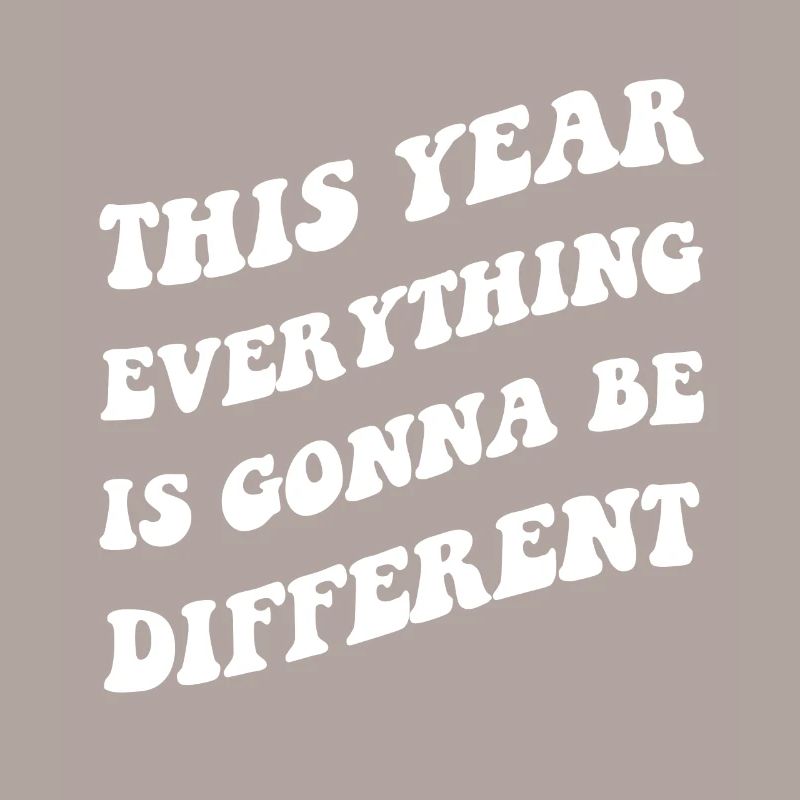 This year everything will be different