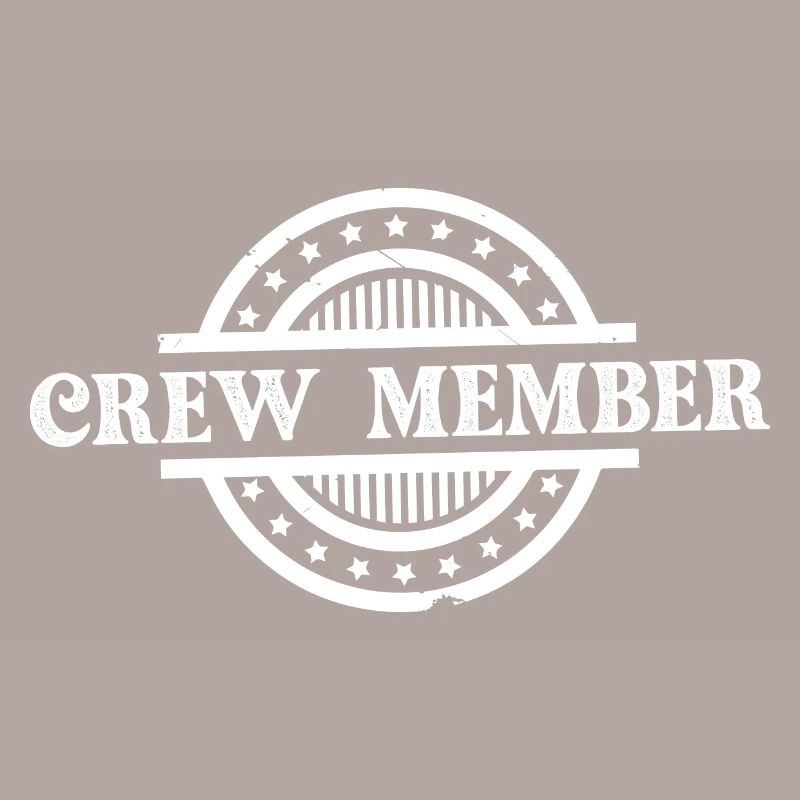 Crew Mitglied Stempel