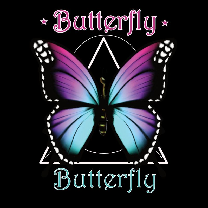 Papillon violet