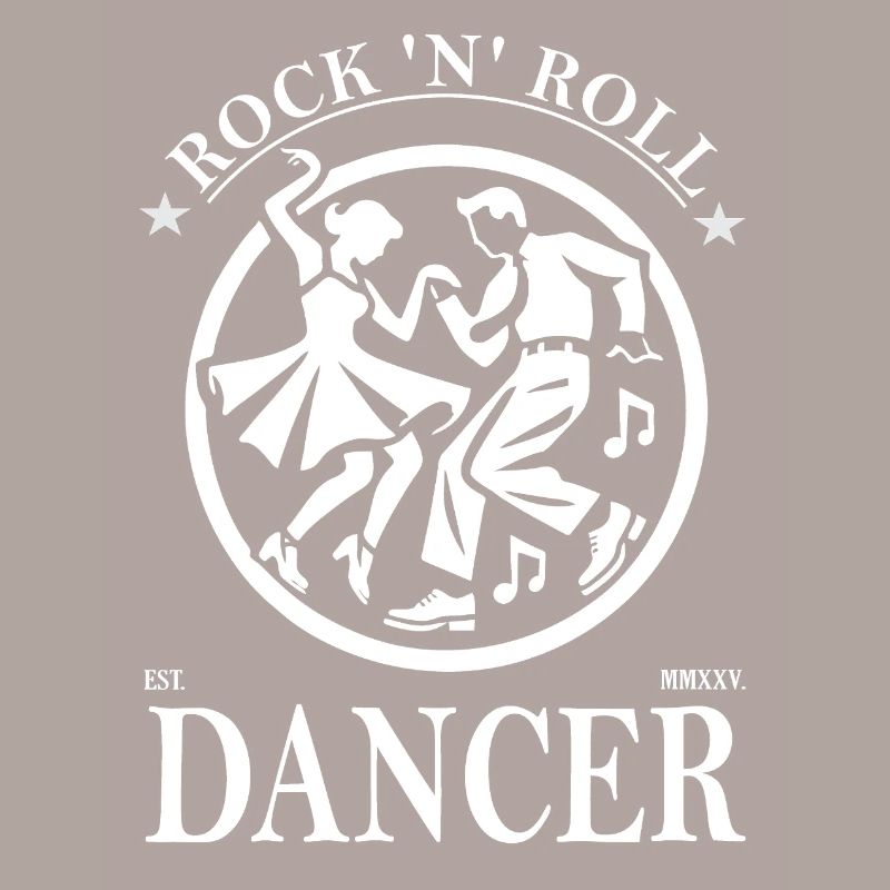 Rock'n'Roll Dancer Vintage Design