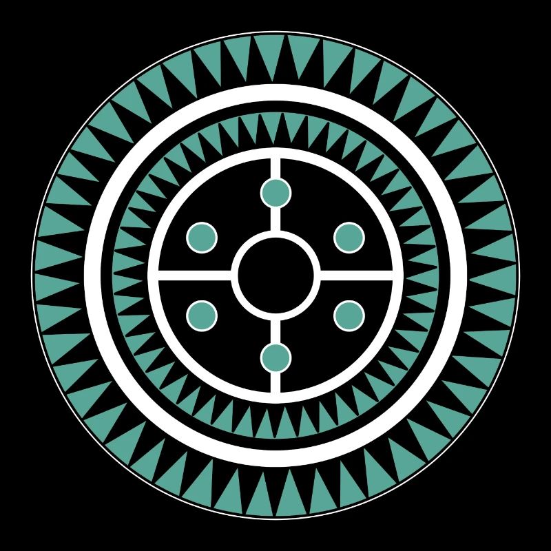 Couronne de soleil avec des points en construction pastel