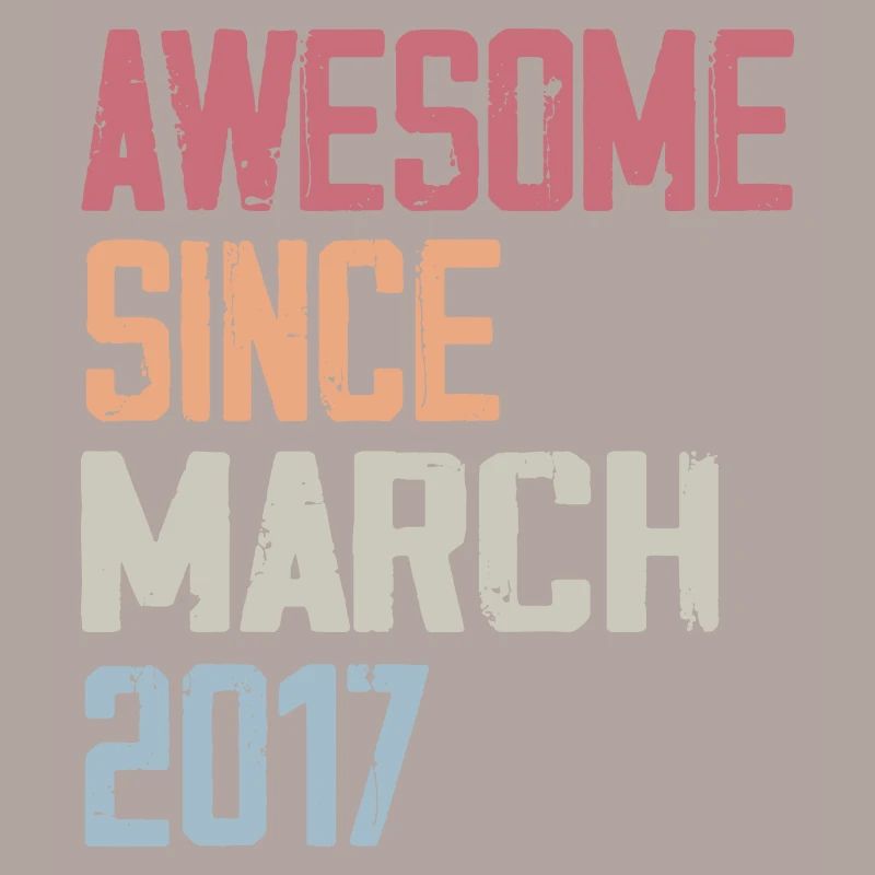 2017 Mars Naissance Anniversaire Mars 2017 Cadeau