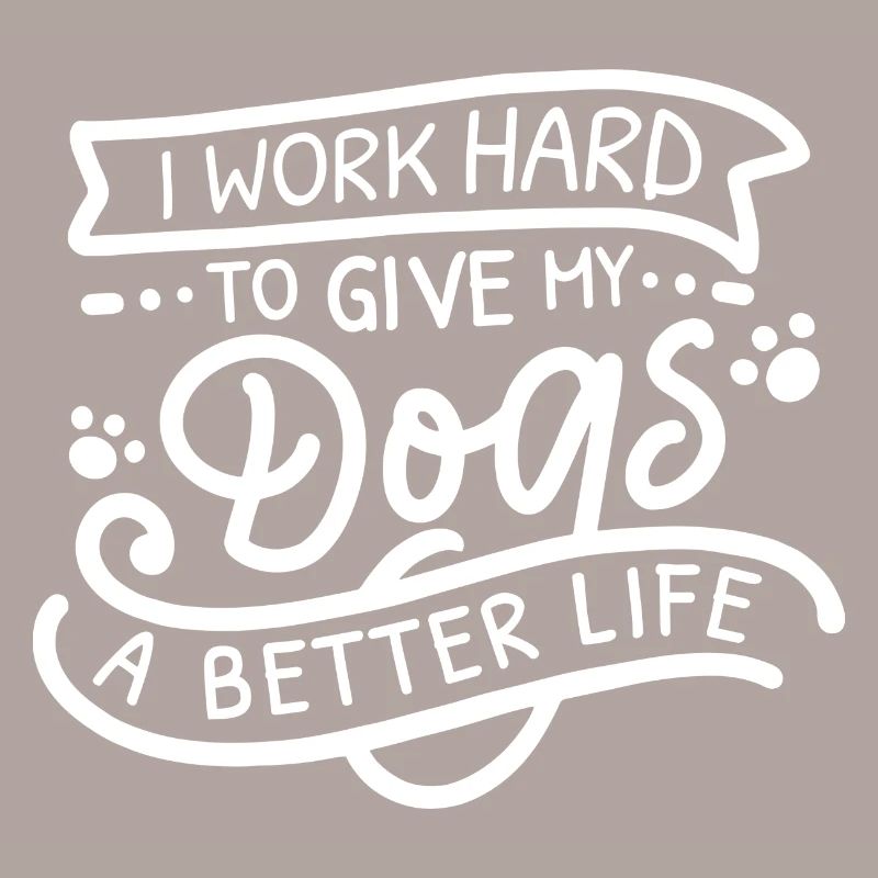 Ich arbeite harte Hunde