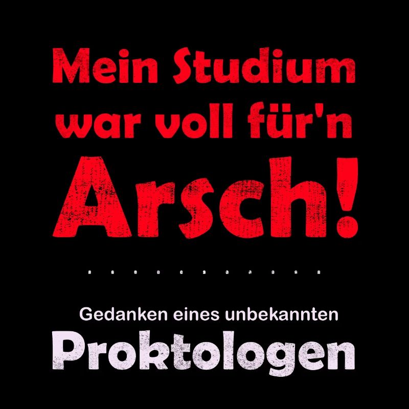 Geschenkidee Geschenk lustiger Spruch Proktologe