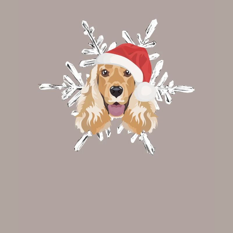 Deutsch Cocker Spaniel Merry Christmas