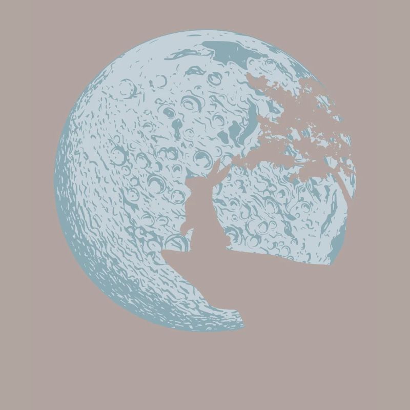 Bunny gift idea rabbit moon easter bunny