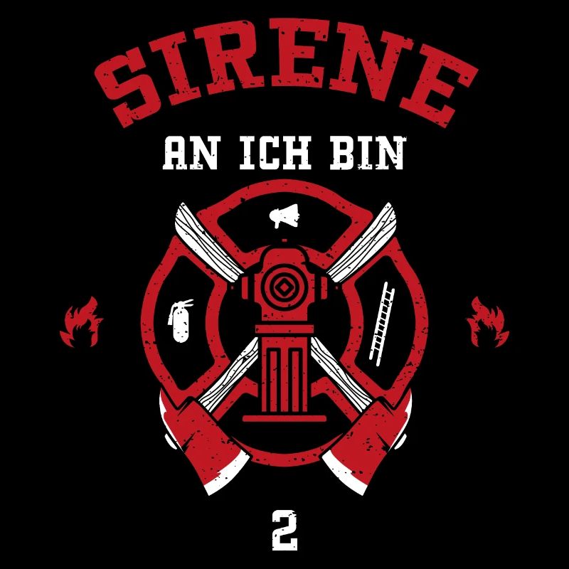 Sirène An Ich bin 2 - Pompier