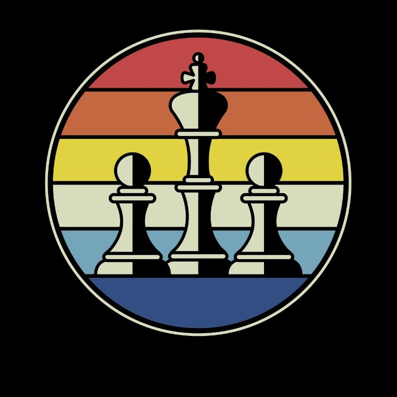 Game Player Retro Chess Pieces