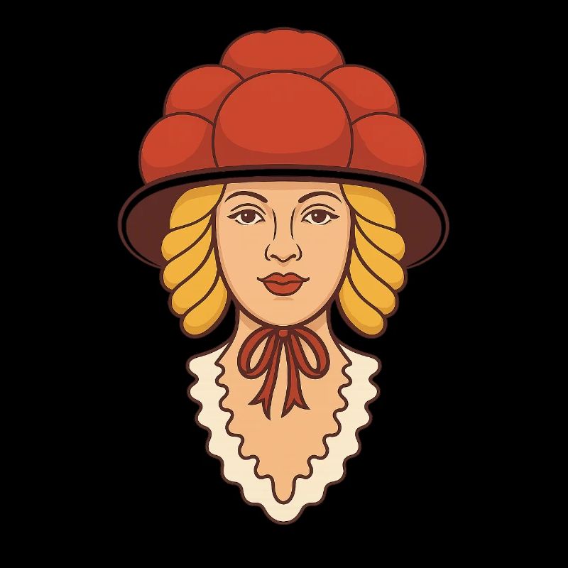 Bollenhut Mädchen